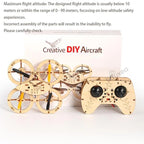 Beginner RC Training Toy Set – Pre-Tested Stunt Flip DIY Wooden Assembly Kit