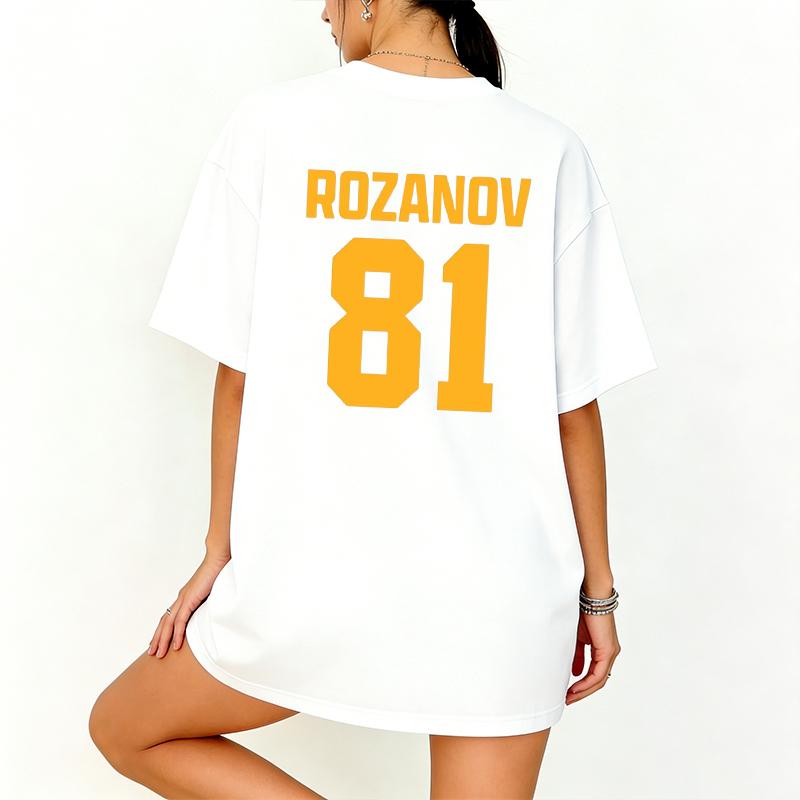 Ilya Rozanov 81-Boston Raiders Tee,Hudson Williams Connor Storrie Shirt