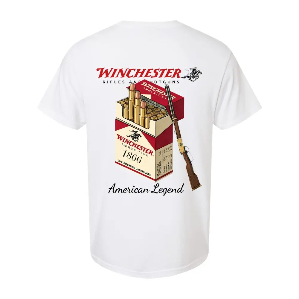 Winchester "American Legend" Shirt | 1866 Ammo Box & Lever Action Tee