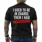 Grandpa "In Charge" Printed T-Shirt – Funny Father’s Day Gift for Dad
