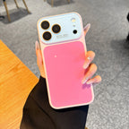 Dopamine Color Block Phone Case – Soft Shockproof Aesthetic Cover for iPhone 17 Pro Max