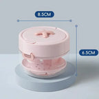 Retainer Cleaner Case Box – Travel Soak Storage Container with Mirror, Brush & Drain Tray