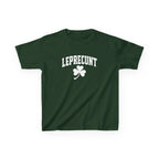 "Leprecunt" Y2K Baby Tee | Funny St. Patrick's Day Irish Graphic Shirt
