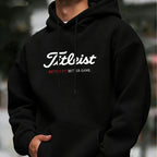 Unisex Athletic Golf Hooded Jumper - Slim Fit Casual Sporty Outerwear