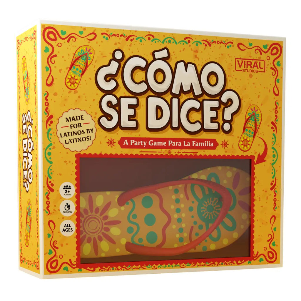 ¿Cómo Se Dice? Hilarious Latino Card Game with 'Chancla' - Fast-Paced Fun for Family & Adult Game Nights (3+ Players, 12+)