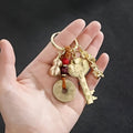 Feng Shui Five Blessings Good Luck Amulet Set – Wealth & Health Charm Gift Bag