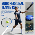 Solo Tennis Trainer Rebound Set – Portable Self-Practice Racket & Balls Equipment