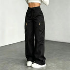 Women's Lightweight Loose Cargo Pants – Quick-Drying Breathable Multi-Pocket Trousers