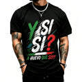 Mexico Spirit Cotton T-Shirt – Bold Flag Colors Graphic Print Short Sleeve Tee