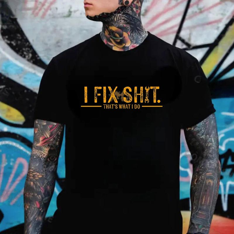 "I Fix Sh*t" Funny Mechanic Hoodie | Blue Collar Attitude Workwear