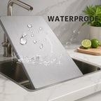 Stainless Steel Chopping Board – Non-Slip Heavy Duty Kitchen Cutting Board