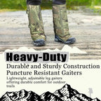 Adjustable Snake-Resistant Leg Gaiters – Durable Protective Gear for Hunting & Hiking