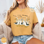 Comfort Colors Custom Seagull Teacher Tee: Personalized Appreciation Gift Shirt