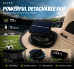 Solar-Powered Cooling Fan Sun Hat – Rechargeable Dual-Power Outdoor Hat