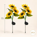 Solar Powered LED Sunflower Garden Lights (Waterproof Outdoor Decor)