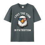 Comfort Colors "Put The Tism In Patriotism" Athletic Eagle Shirt – 2026 Funny Pure Cotton Streetwear Tee