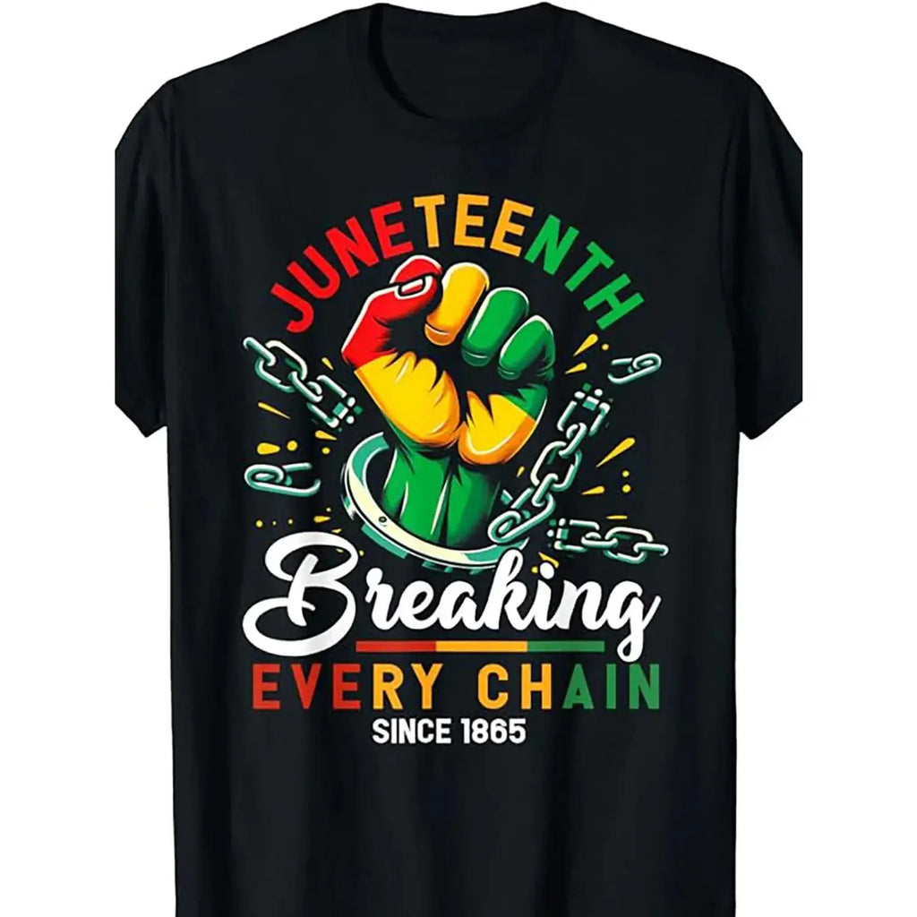 African American Pride Juneteenth Cotton T-Shirt Unisex Comfortable All Day Wear