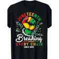 African American Pride Juneteenth Cotton T-Shirt Unisex Comfortable All Day Wear