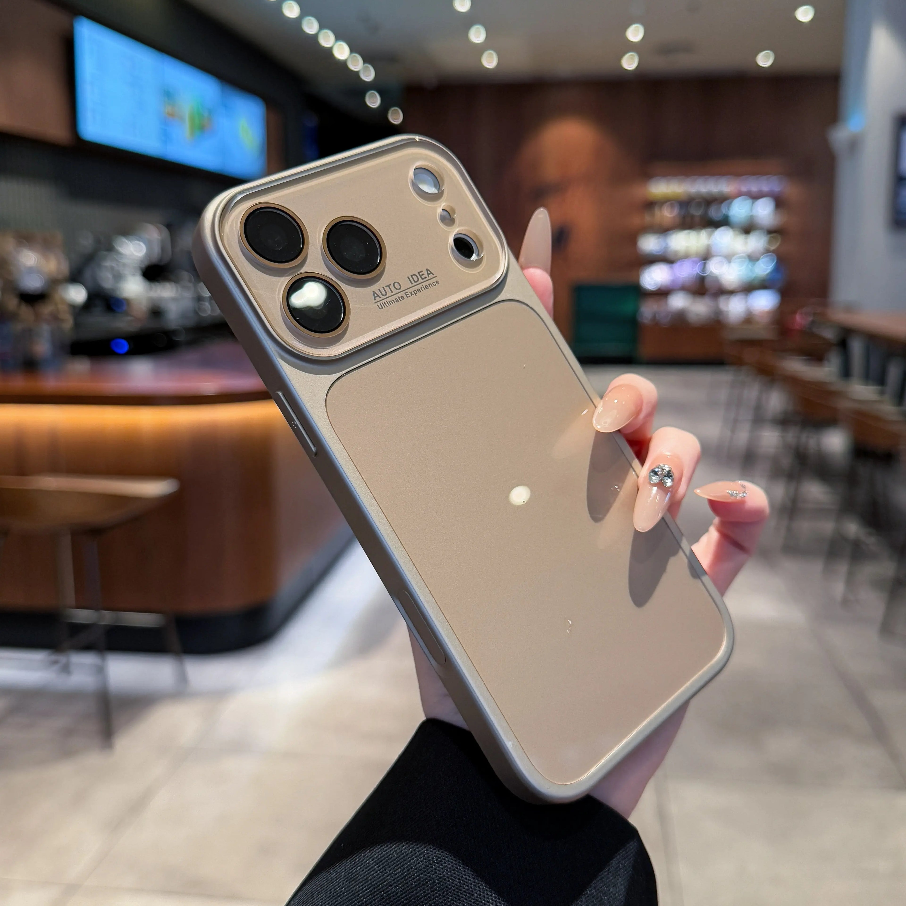 Dopamine Candy Color Crystal Phone Case – Contrast Lens Protection Anti-Drop Cover for iPhone 17 Pro Max