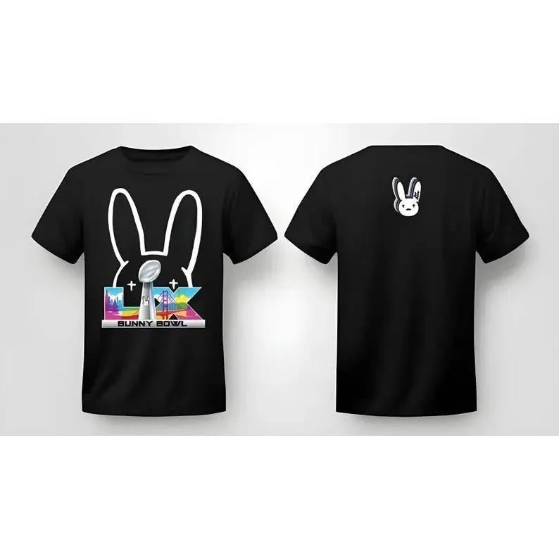 Unisex Benito Bowl Bunny Super Bowl Halftime Show Tshirt, Adult New 2025-2026 Tee for Fans