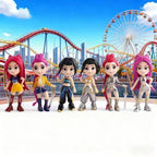 6pc K-Pop Idol Figurine Set | Mini Anime Style Model Toys for Collection