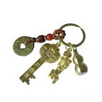 Feng Shui Five Blessings Good Luck Amulet Set – Wealth & Health Charm Gift Bag