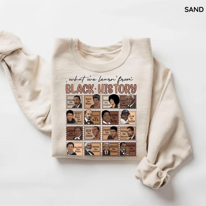 Black History Pride Crewneck - African American Legacy & Education Gift