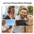 Multifunctional Magnetic Case for Samsung S Series – Invisible Stand & Camera Cover