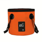 20L Portable Collapsible Water Bucket – Heavy-Duty PVC Water Container with Handle