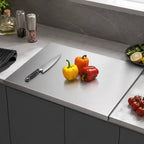 Stainless Steel Chopping Board – Non-Slip Heavy Duty Kitchen Cutting Board