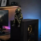 Mini Hardcore Tactical Special Forces Figure – Night Vision Military Desk Decor