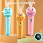 Kids Bedtime Story Projection Flashlight - 48 Pattern STEM Learning Toy with 6 Slides
