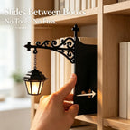 Library Lantern Decorative Bookshelf Lighting – Miniature Hanging Shelf LED Nightlight