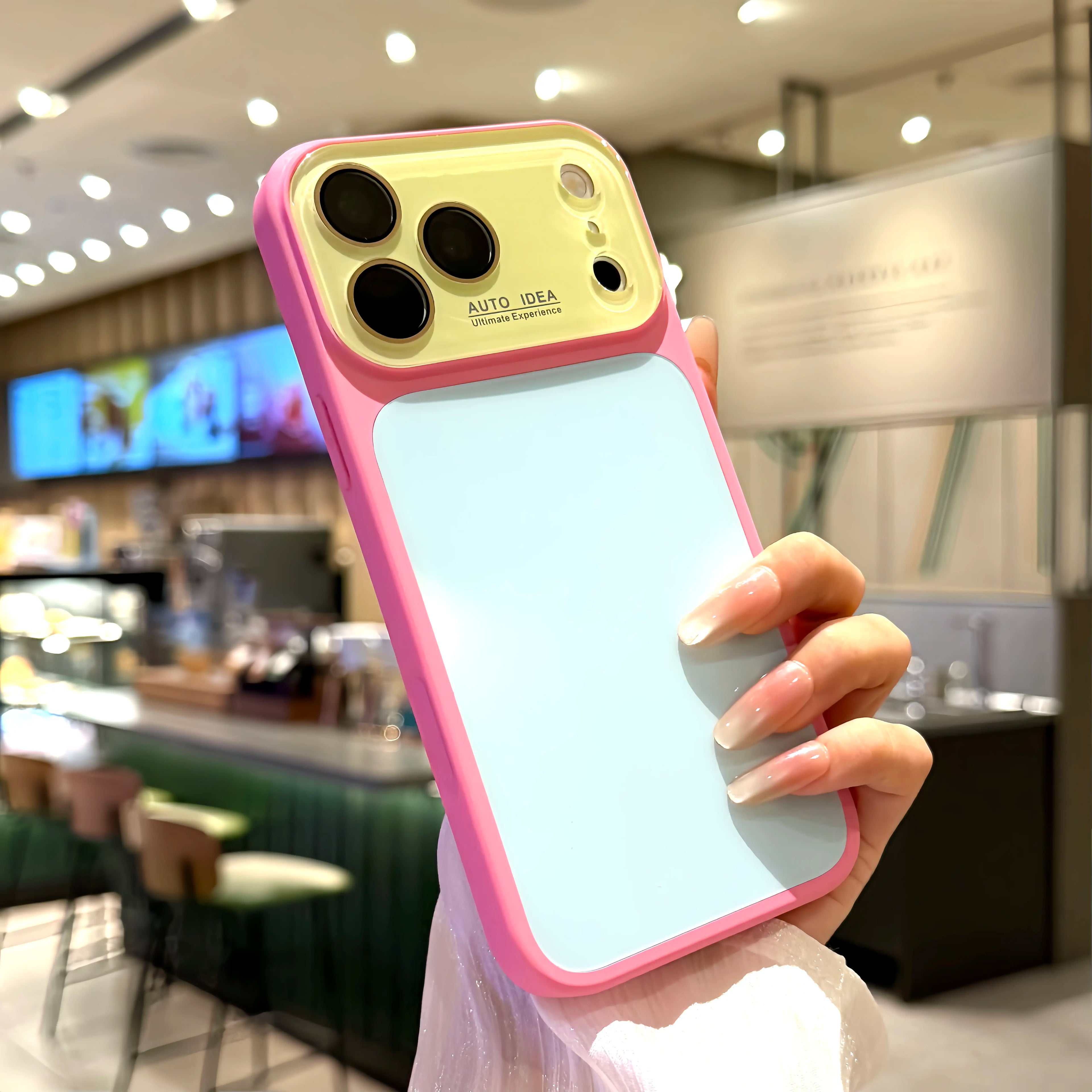 Dopamine Candy-Color Matte Case – High-End Full-Edge Protective Cover for iPhone 17 Pro Max