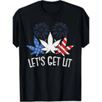 Star-Spangled Stoner T-Shirt – Funny Independence Day 4th of July Graphic Tee