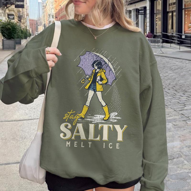 Stay Salty Melt ICE Shirt, Pro Immigration Protest Tee, Social Justice Graphic T-Shirt
