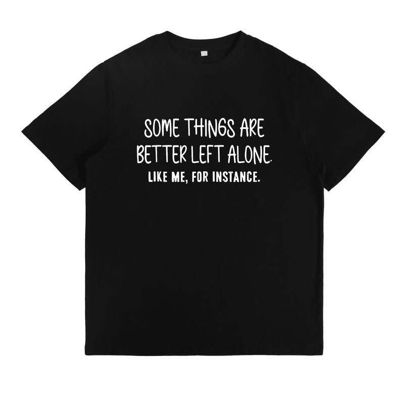 Premium Heavyweight Long Sleeve Sweatshirt with Witty Introverted Humor Print