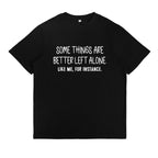 Premium Heavyweight Long Sleeve Sweatshirt with Witty Introverted Humor Print