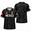 2026 Mexico Retro Soccer Jersey – White & Red Guadalupe, Sugar Skull & Aztec Calendar Football Shirt