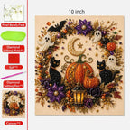 Halloween Ghost Pearl Art DIY Kit – Spooky Cute 3D Craft Gift for Fall Home Decor