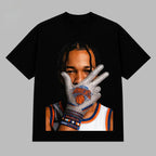Jalen Brunson "Brunson Burner" Graphic T-Shirt – Vintage Streetwear Basketball Fan Apparel