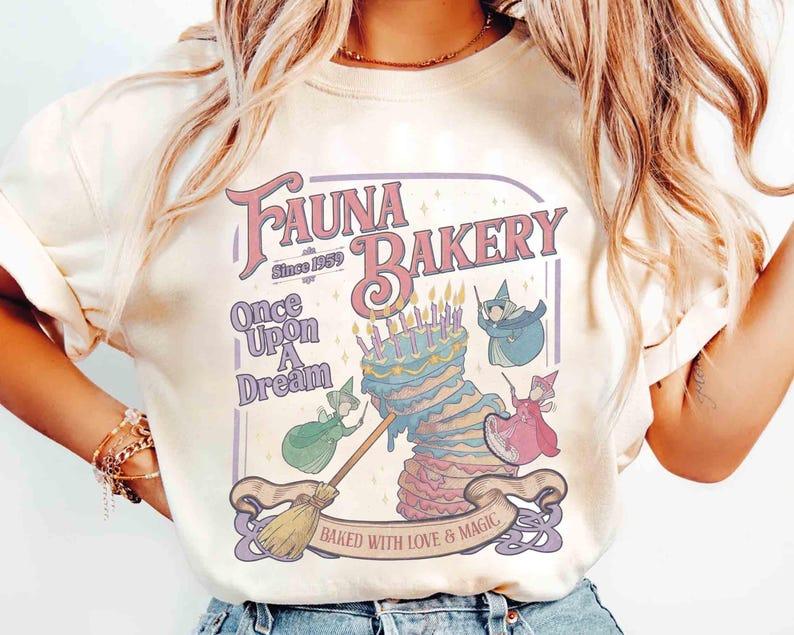 Fairy Godmother Baking Shirt, Baked With Love And Magic Tee, Retro Princess Cake, Whimsical Trip, Cottagecore Vibes