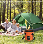 20L Portable Collapsible Water Bucket – Heavy-Duty PVC Water Container with Handle