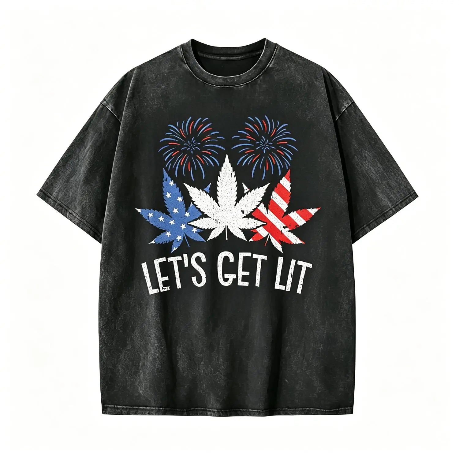 Star-Spangled Stoner T-Shirt – Funny Independence Day 4th of July Graphic Tee