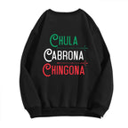"Chingona" Mexican Chola Hoodie | Latino Cultural Graphic Streetwear
