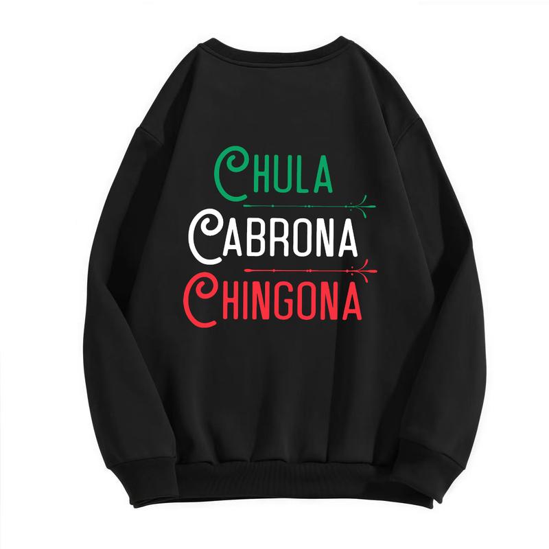 "Chingona" Mexican Chola Hoodie | Latino Cultural Graphic Streetwear