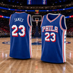 Unisex Basketball #23 James Swingman Jersey – Icon Edition Royal Team Apparel