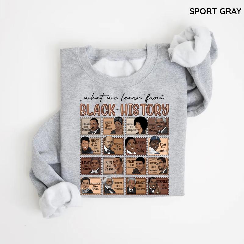 Black History Pride Crewneck - African American Legacy & Education Gift