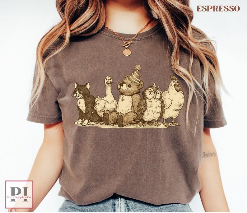 Comfort Colors Little Bear T-shirt Vintage 90s Animals Retro Tee Gift Idea