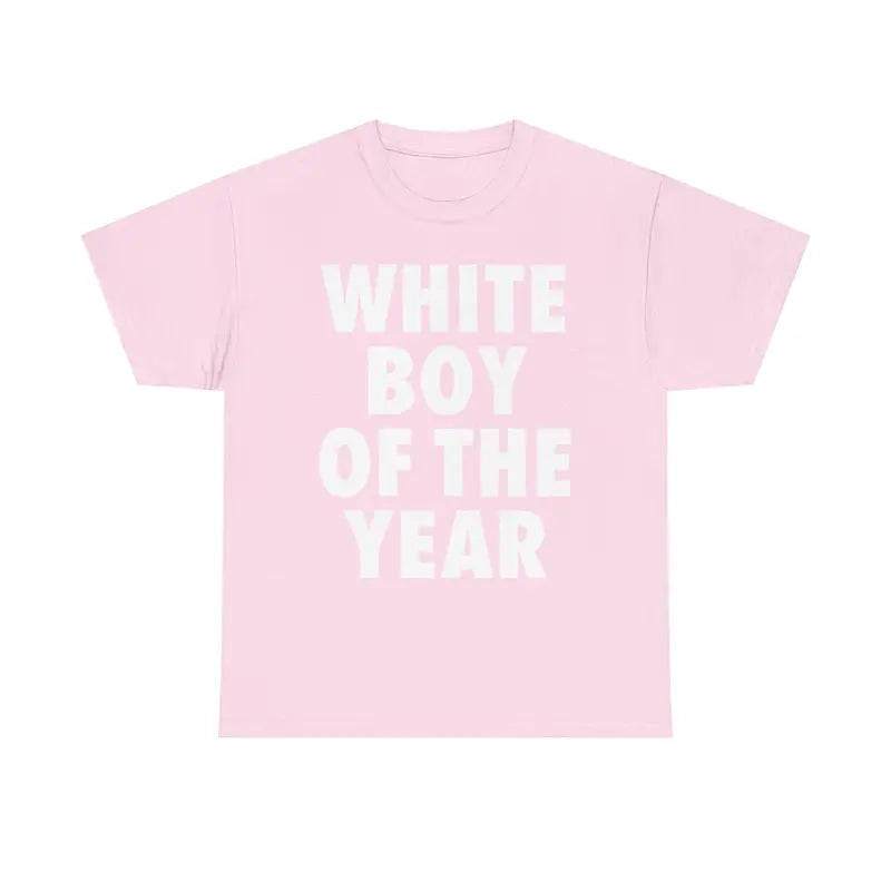 "White Boy Of The Year" Shirt | Oversized Streetwear Graphic Tee